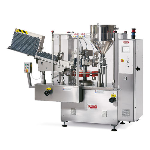 Máquina de llenado automática - S400 - TGM - TECNOMACHINES srl - volumétrica / de pie / para tuberías