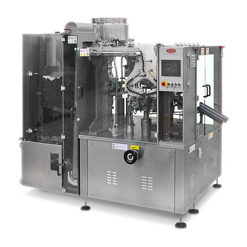 Máquina de llenado automática - T150 - TGM - TECNOMACHINES srl - de pie / compacta / para tuberías