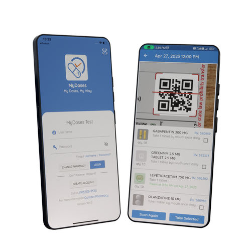 Aplicación para móviles de gestión de la medicación - MyDoses - Dosepack India LLP - de tratamiento / médica
