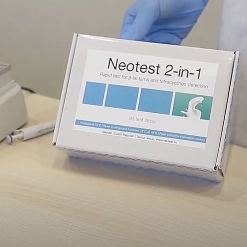 Prueba rápida para prueba de susceptibilidad antibiótica - 2-in-1  - Taurus Group - para leche / inmunocromatográfica / con tira reactiva