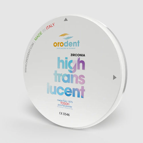 Material dental de circona - Orodent srl - para puente dental / para corona / para estratificación de cerámica