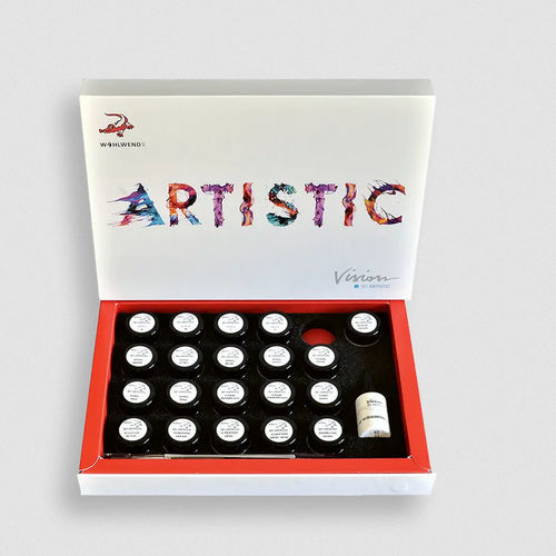 Kit de material dental de cerámica - 3D Vision Stain&Glaze - Orodent srl - para restauración dental / gingival / para corona