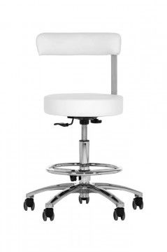 Taburete para centro sanitario - SW10466.1 - SOLENI Beauty - de altura variable / giratorio / con ruedas
