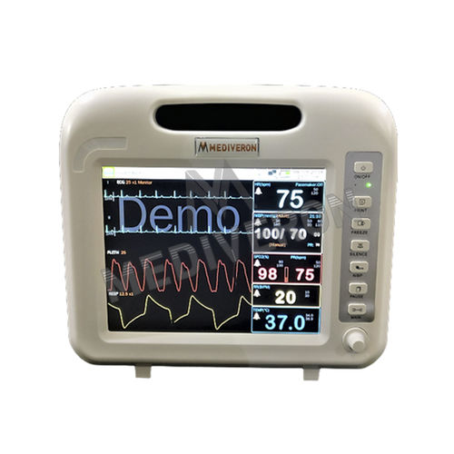 Monitor de paciente portátil - MVPM12 - Mediveron - ECG / RESP / TEMP