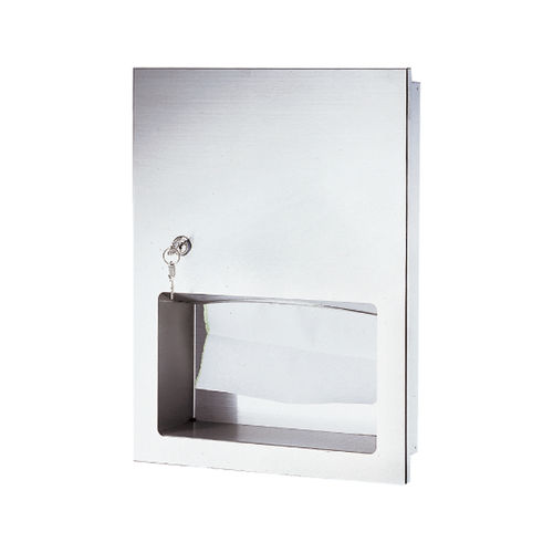 Dispensador de toallitas de papel - AE-5014 - Fanda Hygiene Co., Ltd - de pared / de acero inoxidable