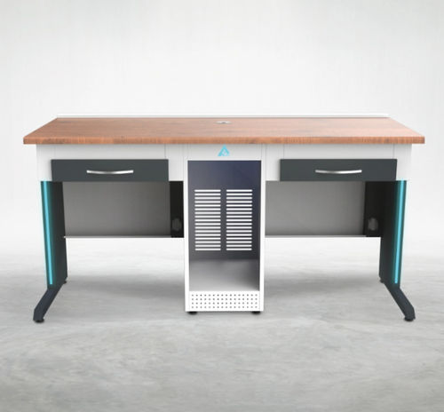 Puesto de trabajo para laboratorio dental con estantes - DM1 - A4 Dental - con cajones / doble