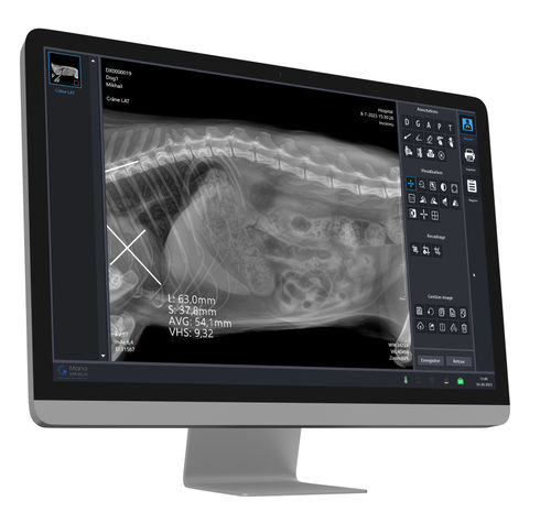 Software de adquisición - ManoVet 2.0 - Mano Medical - médico / para imagen veterinaria / para tablet PC