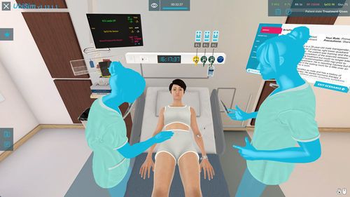 Software para cuidados de enfermería - Acute Abdominal Pain - UbiSim - para la gestión del dolor / de formación / de simulación