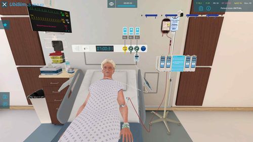 Software médico - Anemia: Blood Transfusion - UbiSim - para cuidados de enfermería / de monitorización / de formación