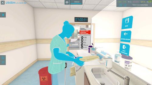 Software médico - COVID-19 - UbiSim - para cuidados de enfermería / de control de infecciones / de formación