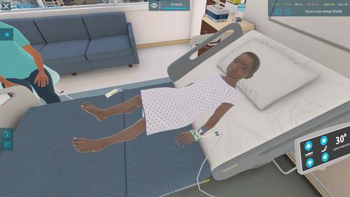 Software para cuidados de enfermería - Sickle Cell Disease: Pain Episode - UbiSim - pediátrico / para hematología / para la gestión del dolor