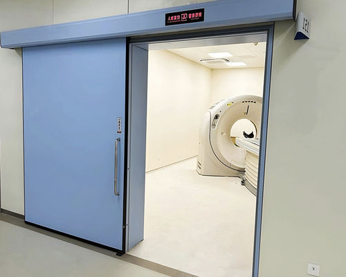 Puerta de protección radiológica - CT DR - SLEEK - de rayos X / para unidad de radiología / corredera