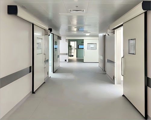 Puerta estanco al aire - ERCP - SLEEK - para sala de operaciones / corredera / automática