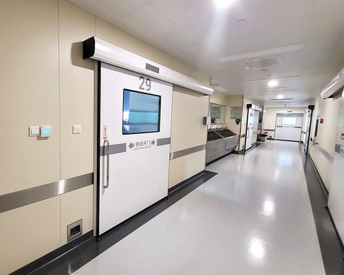 Puerta estanco al aire - SLX-K-85 - SLEEK - para sala de operaciones / corredera / automática