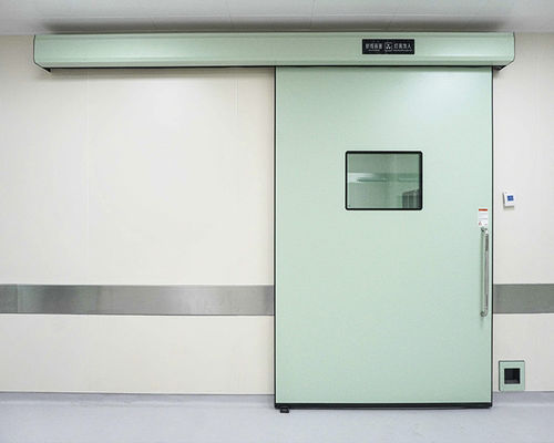 Puerta de protección radiológica - SLEEK - para unidad de radiología / corredera / antibacterias