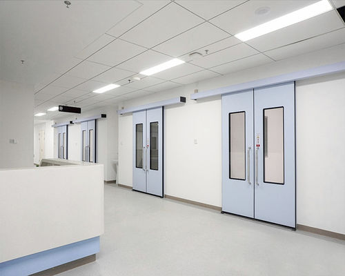 Puerta estanco al aire - SLEEK - de hospital / corredera / automática
