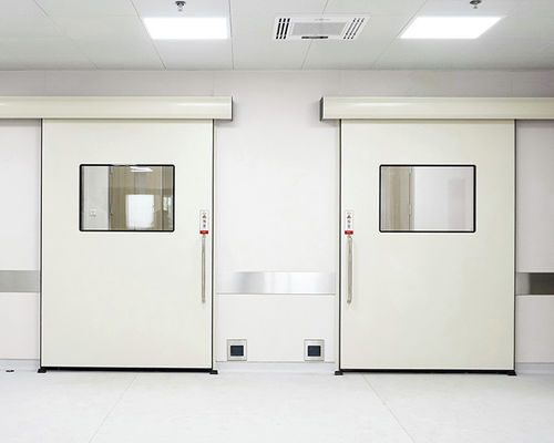 Puerta antiincendios - SLEEK - de hospital / corredera / automática