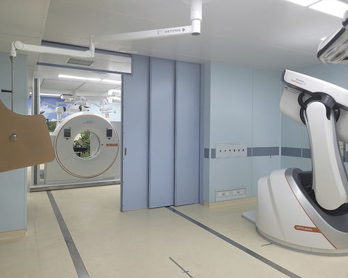 Puerta de protección radiológica - SLH-COR-3T-pb4.0 - SLEEK - de seguridad / estanco al aire / de rayos X
