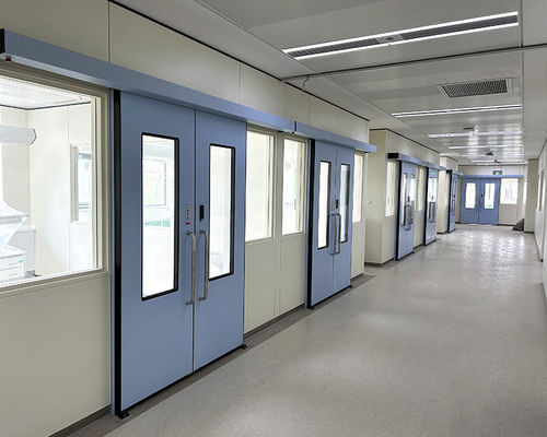 Puerta estanco al aire - SLA-CLE-2 - SLEEK - de hospital / corredera / doble