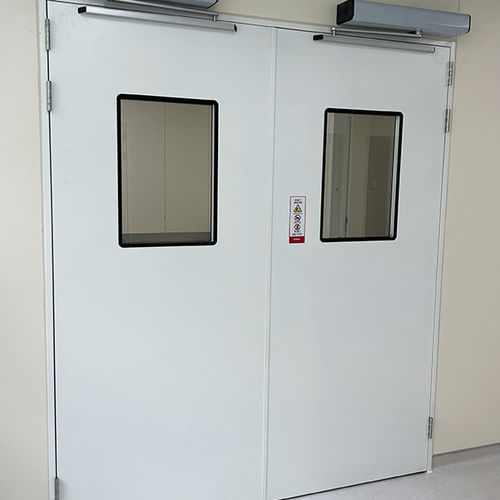 Puerta estanco al aire - SLW-2-STEEL - SLEEK - para sala de operaciones / de laboratorio / abatible