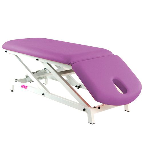Mesa de reconocimiento de fisioterapia - 45177 - kinefis - eléctrica / de altura variable / con respaldo regulable