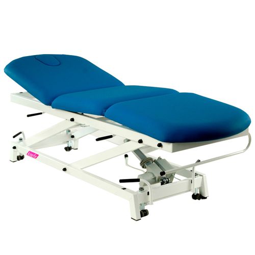 Mesa de reconocimiento de fisioterapia - 45192 - kinefis - eléctrica / de altura variable / con respaldo regulable