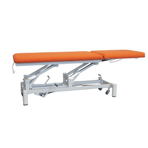 Mesa de reconocimiento de fisioterapia - 51093 - kinefis - hidráulica / de altura variable / con respaldo regulable