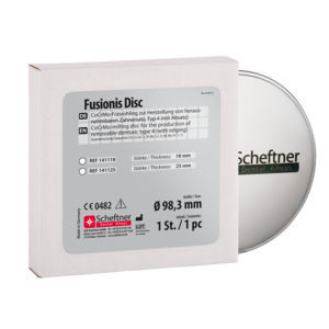 Material dental de CoCrMo - Fusionis Disc - scheftner dental - para restauración dental / CAD CAM / de fresado