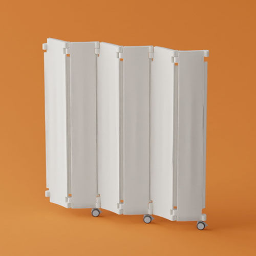 Biombo médico con ruedas - PRIVY - TACKLEN - 5 paneles / 3 paneles / 4 paneles
