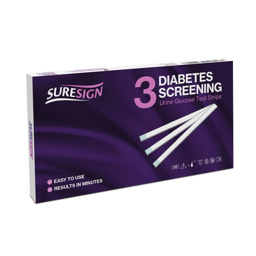 Prueba rápida de diabetes - Suresign - de glucosa / de orina / de sangre