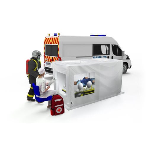 Cabina de descontaminación - AirSAS - PIERCAN Group - para el traslado de pacientes / de grandes dimensiones