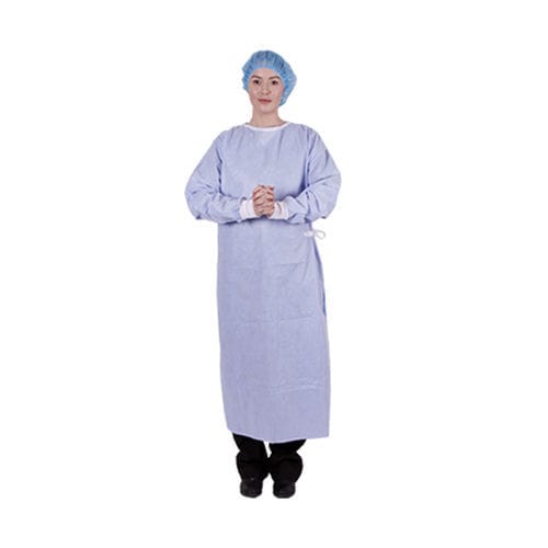 Bata quirúrgica para mujer - 27-305 - Sky Ocean Earth Medical - L / transpirable / estériles