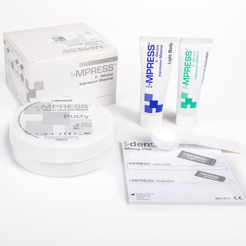 Kit de material dental de silicona - i-MPRESS - i-dental - ortodóntico / para moldes para impresiones dentales / de modelización