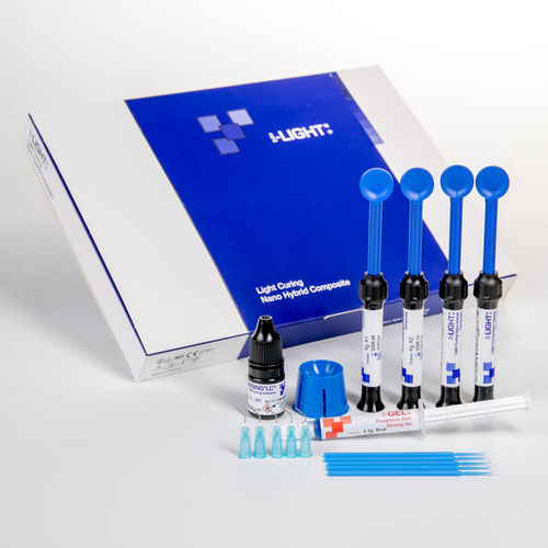 Material dental de composite híbrido - i-LIGHT N - i-dental - para restauración dental / fotopolimerizable / radiopaco