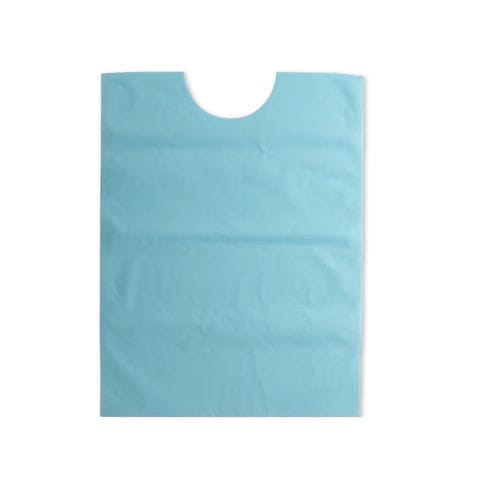 Babero médico desechable - 2208 - premium pluspoland - para adulto / azul
