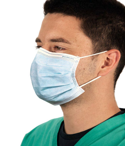 Mascarilla quirúrgica de tipo IIR - 2288 - premium pluspoland - de polipropileno / sin látex / para adulto