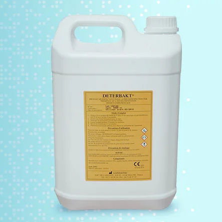 Detergente desinfectante - DETERBAKT® - Gamasonic - líquido / 5000 mL / a base de cloruro de benzalconio