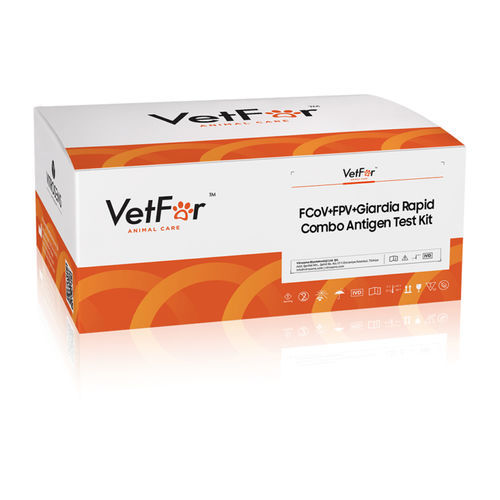 Prueba rápida veterinaria - VVD40 - VETFOR - para felinos / para antígenos / de coronavirus felino
