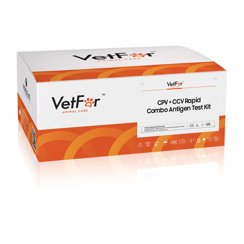 Prueba rápida veterinaria - VVD05 - VETFOR - para cánidos / para antígenos / de parvovirus canino