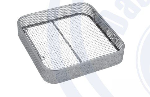 Recipiente de esterilización para instrumental - DDS-46 series - Daddy D Pro - perforado / de acero inoxidable / enrejado