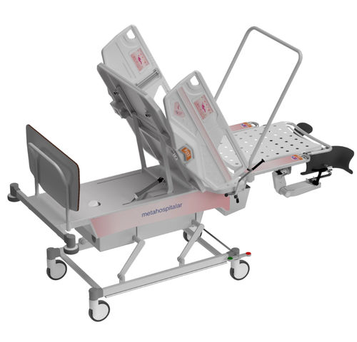 Cama de parto - MT 169 - Metahospitalar - manual / pediátrica / de altura regulable
