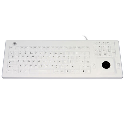 Teclado con puntero - JH-IKB800 - Jinghong Industrial - de silicona / lavable / desinfectable