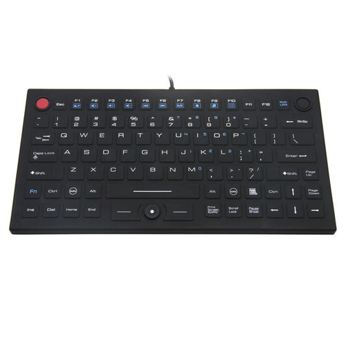 Teclado con puntero - JH-IKB850 - Jinghong Industrial - con teclas digitales / de silicona / lavable