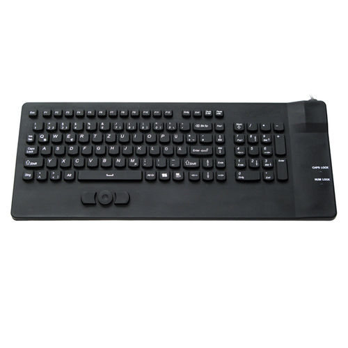 Teclado médico con puntero - JH-IKB108 - Jinghong Industrial - de silicona / lavable / USB