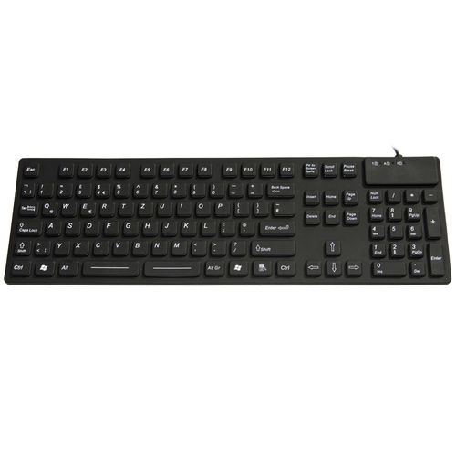Teclado médico con teclas digitales - JH-IKB105 - Jinghong Industrial - de silicona / impermeable / hermético