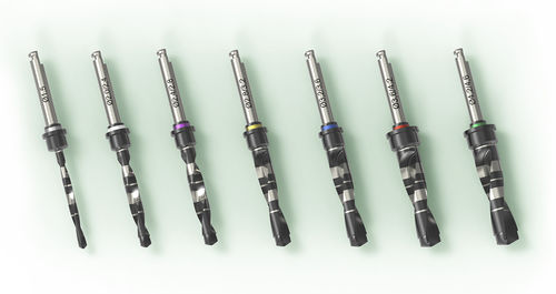Broca de implantología dental - 0010 series - Kinetical SRL - DLC