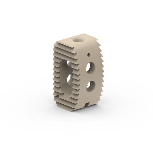 Caja intersomática lumbar - Kinetical SRL - vía posterior / de PEEK