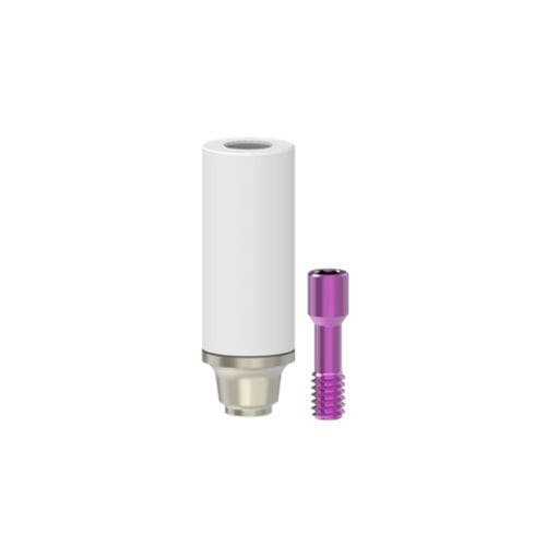 Pilar para implante de cromo cobalto - 001251 - Kinetical SRL - calcinable / interno / recto