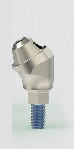Pilar para implante de titanio - 0012 series - Kinetical SRL - interno / de tornillo / multi-unit angular