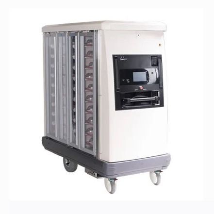 Carro médico - Basic - MEDITEQ COMERCIAL LTDA - de manipulación / con bandejas / motorizado